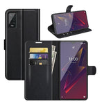 Per Wiko Power U20 Litchi Texture Custodia protettiva a vibrazione orizzontale con supporto, slot per schede e portafoglio, For Wiko Power U20