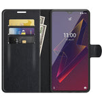 Per Wiko Power U20 Litchi Texture Custodia protettiva a vibrazione orizzontale con supporto, slot per schede e portafoglio, For Wiko Power U20