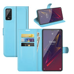 Per Wiko Power U20 Litchi Texture Custodia protettiva a vibrazione orizzontale con supporto, slot per schede e portafoglio, For Wiko Power U20