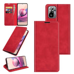 Per Xiaomi Redmi Note 10 4G / Note 10S Custodia in pelle con ventosa magnetica per affari retro-pelle con supporto e slot per schede e portafoglio, For Xiaomi Redmi Note 10S, For Xiaomi Redmi Note 10 4G