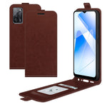 Per OPPO A55 5G R64 Texture Custodia protettiva in pelle a vibrazione verticale singola con slot per schede e cornice per foto, For OPPO A55 5G