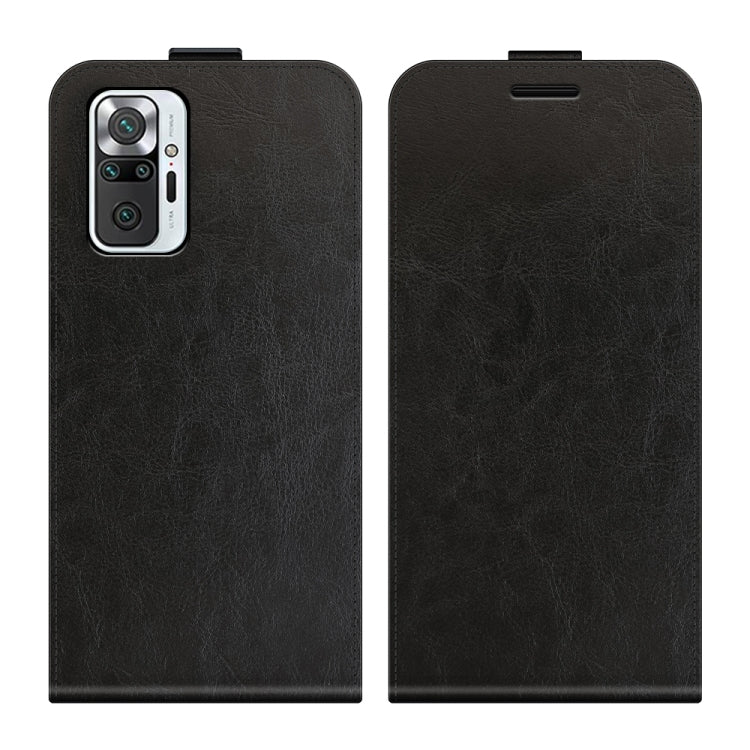 Per Xiaomi Redmi Note 10 Pro / Note 10 Pro (versione indiana) / Note 10 Pro Max R64 Texture Custodia protettiva in pelle a vibrazione verticale singola con slot per schede e cornice per foto, For Xiaomi Redmi Note 10 Pro