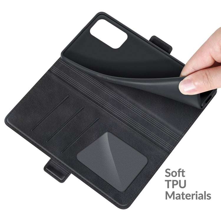 Per OPPO A54 5G / A93 5G / A74 5G Custodia in pelle a vibrazione orizzontale con fibbia magnetica a doppio lato con supporto e slot per schede e portafoglio, For OPPO A54 5G