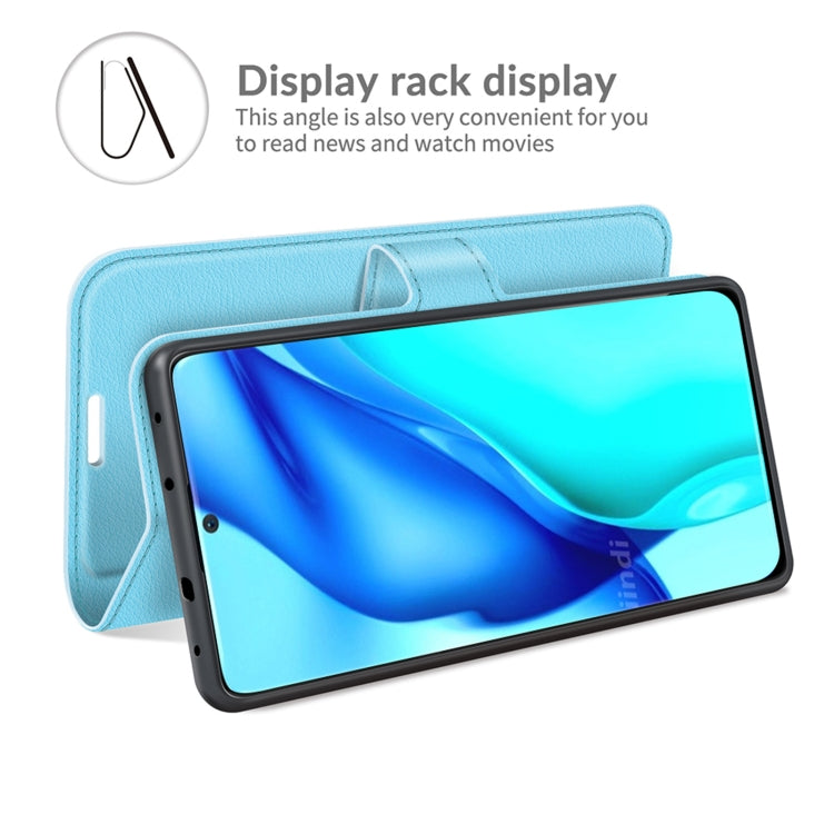 Per Huawei P50 Pro Litchi Texture Custodia protettiva a vibrazione orizzontale con supporto, slot per schede e portafoglio, For Huawei P50 Pro
