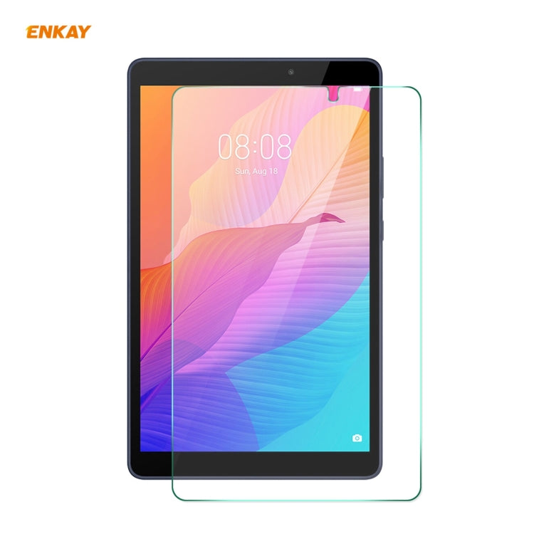 ENKAY Hat-Prince 0.33mm 9H Durezza superficiale 2.5D Pellicola protettiva in vetro temperato antideflagrante per Huawei MatePad T8 / Honor Tablet X7, 1 PCS, 2 PCS
