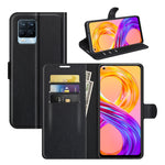 Per OPPO Realme 8/8 Pro 4G Litchi Texture Custodia protettiva a vibrazione orizzontale con supporto e slot per schede e portafoglio, For OPPO Realme 8