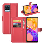 Per OPPO Realme 8/8 Pro 4G Litchi Texture Custodia protettiva a vibrazione orizzontale con supporto e slot per schede e portafoglio, For OPPO Realme 8