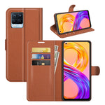 Per OPPO Realme 8/8 Pro 4G Litchi Texture Custodia protettiva a vibrazione orizzontale con supporto e slot per schede e portafoglio, For OPPO Realme 8