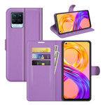 Per OPPO Realme 8/8 Pro 4G Litchi Texture Custodia protettiva a vibrazione orizzontale con supporto e slot per schede e portafoglio, For OPPO Realme 8
