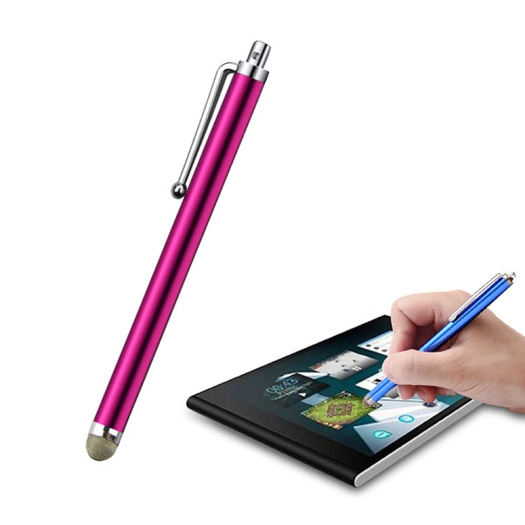 AT-19 penna in fibra d'argento punta stilo penna capacitiva tablet cellulare penna touch universale