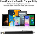 AT-19 penna in fibra d'argento punta stilo penna capacitiva tablet cellulare penna touch universale
