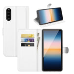 Per Sony Xperia 10 III Litchi Texture Custodia protettiva a vibrazione orizzontale con supporto, slot per schede e portafoglio, For Sony Xperia 10 III