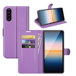 Per Sony Xperia 10 III Litchi Texture Custodia protettiva a vibrazione orizzontale con supporto, slot per schede e portafoglio, For Sony Xperia 10 III