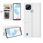 Per OPPO Realme C21 R64 Texture Custodia protettiva a vibrazione orizzontale singola con supporto e slot per schede e portafoglio e cornice per foto, For OPPO Realme C21