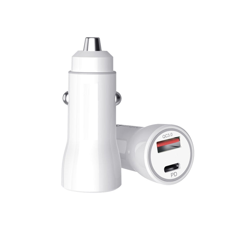 Caricabatterie auto doppia porta PD 20W + QC 3.0 18W