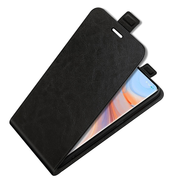 Per OPPO Reno5 Pro+ / Find X3 Neo R64 Texture Custodia protettiva in pelle a vibrazione verticale singola con slot per schede e cornice per foto, For OPPO Reno5 Pro+