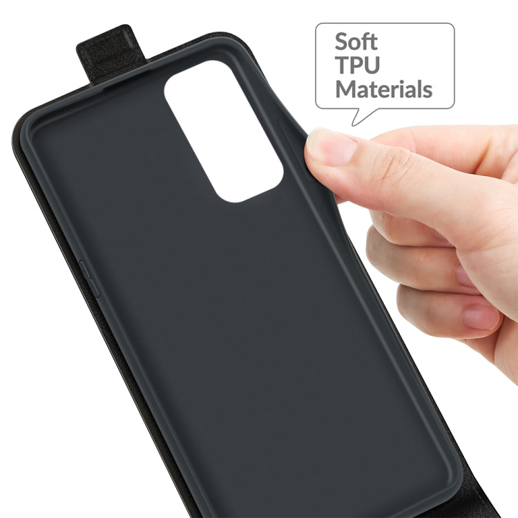Per OPPO Reno5 Pro+ / Find X3 Neo R64 Texture Custodia protettiva in pelle a vibrazione verticale singola con slot per schede e cornice per foto, For OPPO Reno5 Pro+