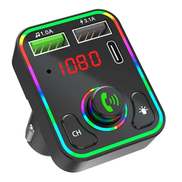 Trasmettitore FM auto F3 con caricatore USB doppio 3.1A