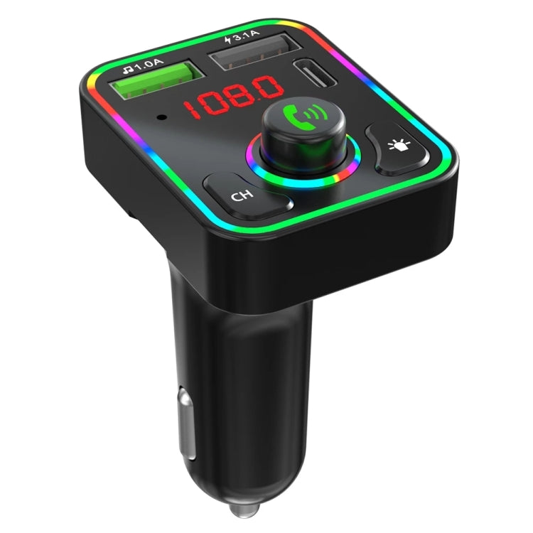 Trasmettitore FM auto F3 con caricatore USB doppio 3.1A