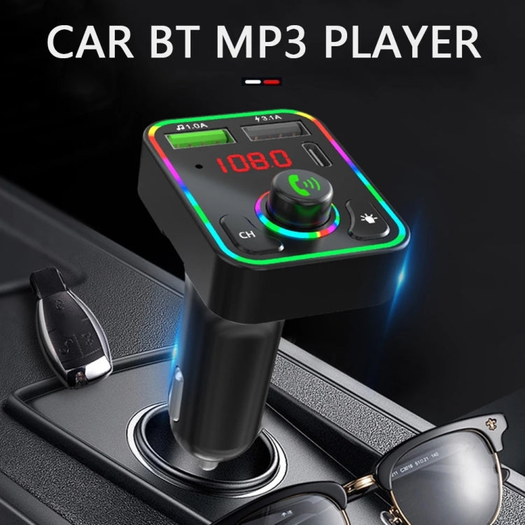 Trasmettitore FM auto F3 con caricatore USB doppio 3.1A