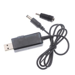 Convertitore boost USB 5V a 9V/12V con set spine 3,5x1,35 mm