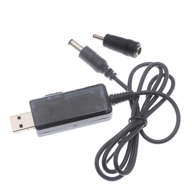 Convertitore boost USB 5V a 9V/12V con set spine 3,5x1,35 mm