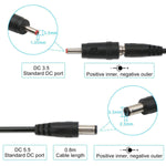 Convertitore boost USB 5V a 9V/12V con set spine 3,5x1,35 mm