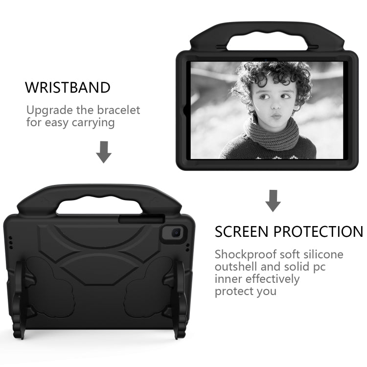 Guscio protettivo piatto anti caduta per bambini in materiale EVA con staffa per il pollice, For Huawei MatePad 10.4
