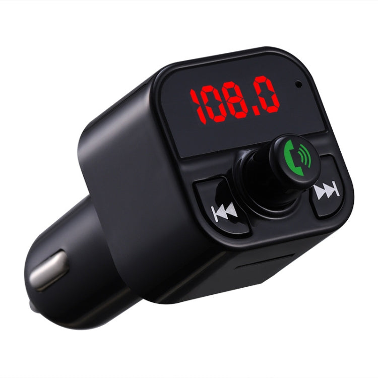 Kit vivavoce auto X5 trasmettitore FM e caricatore USB