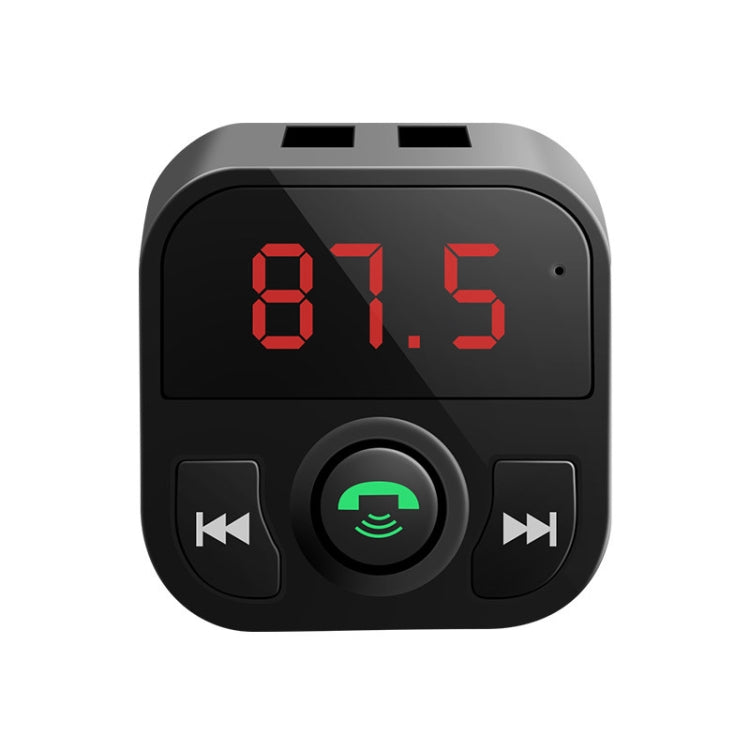 Kit vivavoce auto X5 trasmettitore FM e caricatore USB