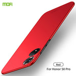 Custodia rigida ultrasottile MOFI Frosted PC, For Honor 50, For Honor 50 Pro, For Honor 50 SE
