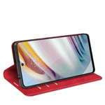 Per Motorola Moto G60/G40 Fusion Custodia in pelle con ventosa magnetica per affari retro-pelle con supporto e slot per schede e portafoglio, For Motorola Moto G60/G40 Fusion