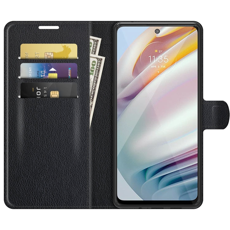 Per Motorola Moto G60/G40 Fusion Litchi Texture Custodia protettiva a vibrazione orizzontale con supporto e slot per schede e portafoglio, For Motorola Moto G60/G40 Fusion