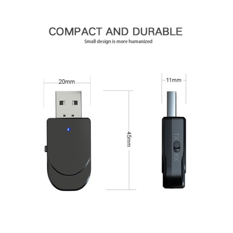 Trasmettitore Ricevitore Bluetooth 5.0 KN330 2 in 1