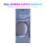 10 PCS ENKAY Hat-Prince 3D curvo copertura completa PET piegatura a caldo protezione dello schermo HD pellicola morbida supporto sblocco impronte digitali, For Huawei P50 Pro, For Honor 50 Pro, For Honor 50