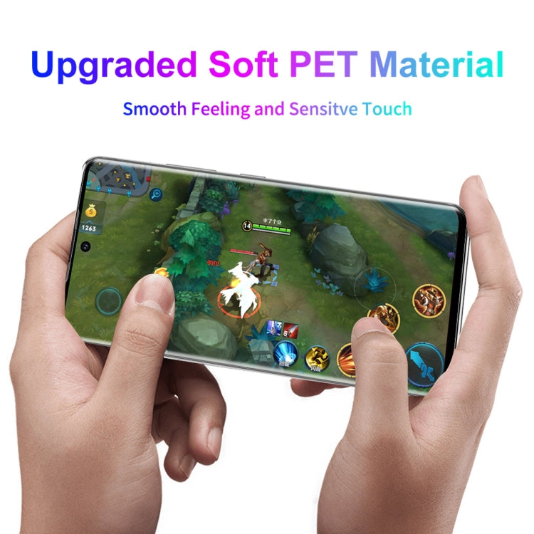 5 PCS ENKAY Hat-Prince 3D curvo copertura completa PET piegatura a caldo protezione dello schermo HD pellicola morbida supporto sblocco impronte digitali, For Huawei P50 Pro, For Honor 50 Pro, For Honor 50