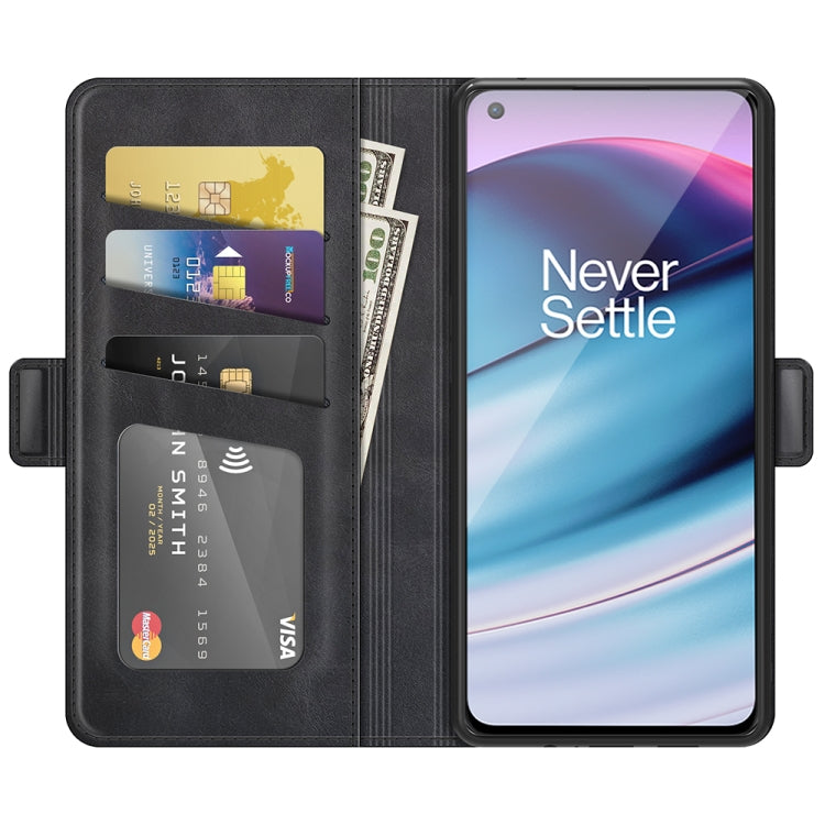 Per OnePlus Nord CE 5G Custodia in pelle a vibrazione orizzontale con fibbia magnetica a doppio lato con supporto, slot per carte e portafoglio, For OnePlus Nord CE 5G