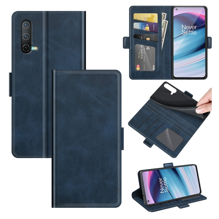 Per OnePlus Nord CE 5G Custodia in pelle a vibrazione orizzontale con fibbia magnetica a doppio lato con supporto, slot per carte e portafoglio, For OnePlus Nord CE 5G