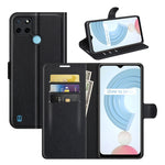 Per OPPO Realme C21Y Litchi Texture Custodia protettiva a vibrazione orizzontale con supporto e slot per schede e portafoglio, For OPPO Realme C21Y