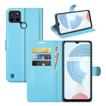 Per OPPO Realme C21Y Litchi Texture Custodia protettiva a vibrazione orizzontale con supporto e slot per schede e portafoglio, For OPPO Realme C21Y