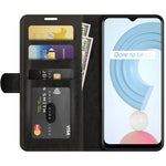 Per OPPO Realme C21Y R64 Texture Custodia protettiva a vibrazione orizzontale singola con supporto e slot per schede e portafogli e cornice per foto, For OPPO Realme C21Y