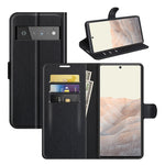 Per Google Pixel 6 Pro Litchi Texture Custodia protettiva a vibrazione orizzontale con supporto, slot per schede e portafoglio, For Google Pixel 6 Pro