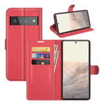 Per Google Pixel 6 Pro Litchi Texture Custodia protettiva a vibrazione orizzontale con supporto, slot per schede e portafoglio, For Google Pixel 6 Pro