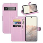 Per Google Pixel 6 Pro Litchi Texture Custodia protettiva a vibrazione orizzontale con supporto, slot per schede e portafoglio, For Google Pixel 6 Pro