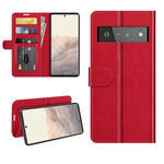 Per Google Pixel 6 Pro R64 Texture Custodia protettiva a vibrazione orizzontale singola con supporto e slot per schede e portafoglio e cornice per foto