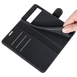 Per Google Pixel 6 Litchi Texture Custodia protettiva a vibrazione orizzontale con supporto e slot per schede e portafoglio, For Google Pixel 6
