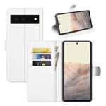 Per Google Pixel 6 Litchi Texture Custodia protettiva a vibrazione orizzontale con supporto e slot per schede e portafoglio, For Google Pixel 6