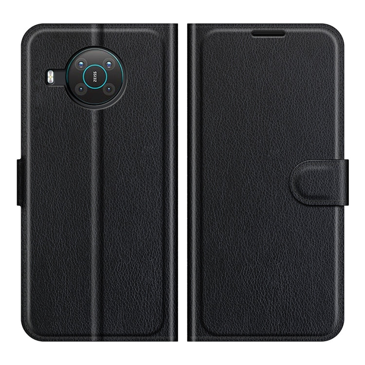 Per Nokia X10/X20 Litchi Texture Custodia protettiva a vibrazione orizzontale con supporto, slot per schede e portafoglio
