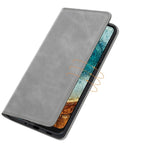 Per Nokia X10/X20 Custodia in pelle con ventosa magnetica per affari retro-pelle con supporto, slot per schede e portafoglio, For Nokia X10/X20