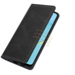 Per OPPO A54 4G Custodia in pelle con ventosa magnetica per affari retro-pelle con supporto e slot per schede e portafoglio, For OPPO A54 4G